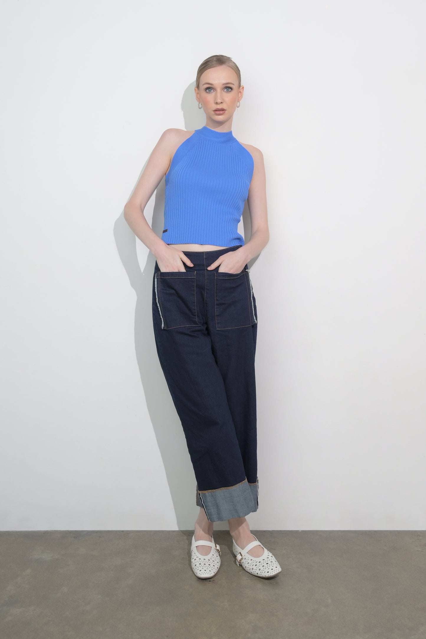 Raf Fremont Culottes (Blue)