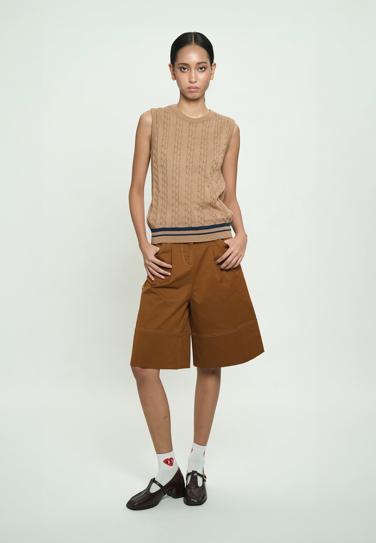 Gaella Long Shorts (Toffee)