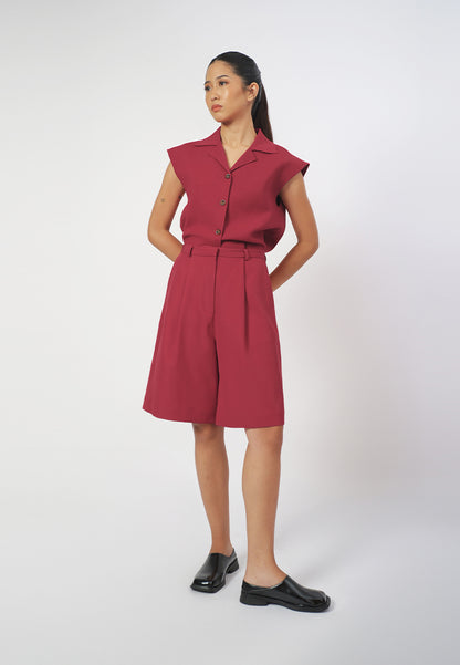 Raf Gemma Sleeveless Top (Red)