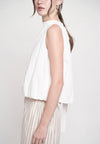 Genesy Sleeveless Top (Offwhite)
