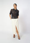 Raf Giana Short Sleeve Top (Black)