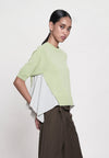 Giannu Short Sleeve Top (Sage)