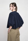 Gibson Quarter Sleeve Top (Navy)