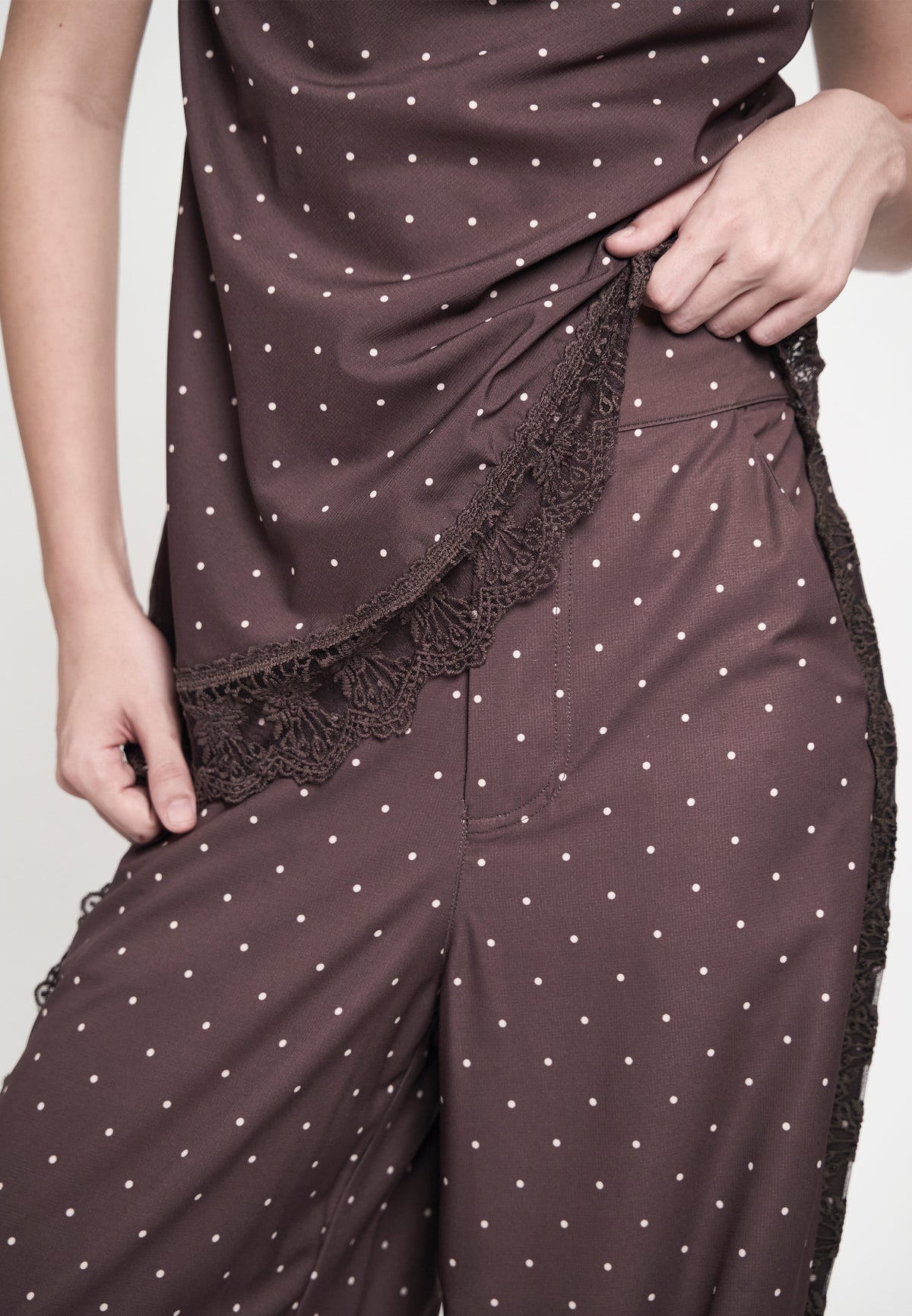 Giorgia Sleeveless Top (Printed Brown )