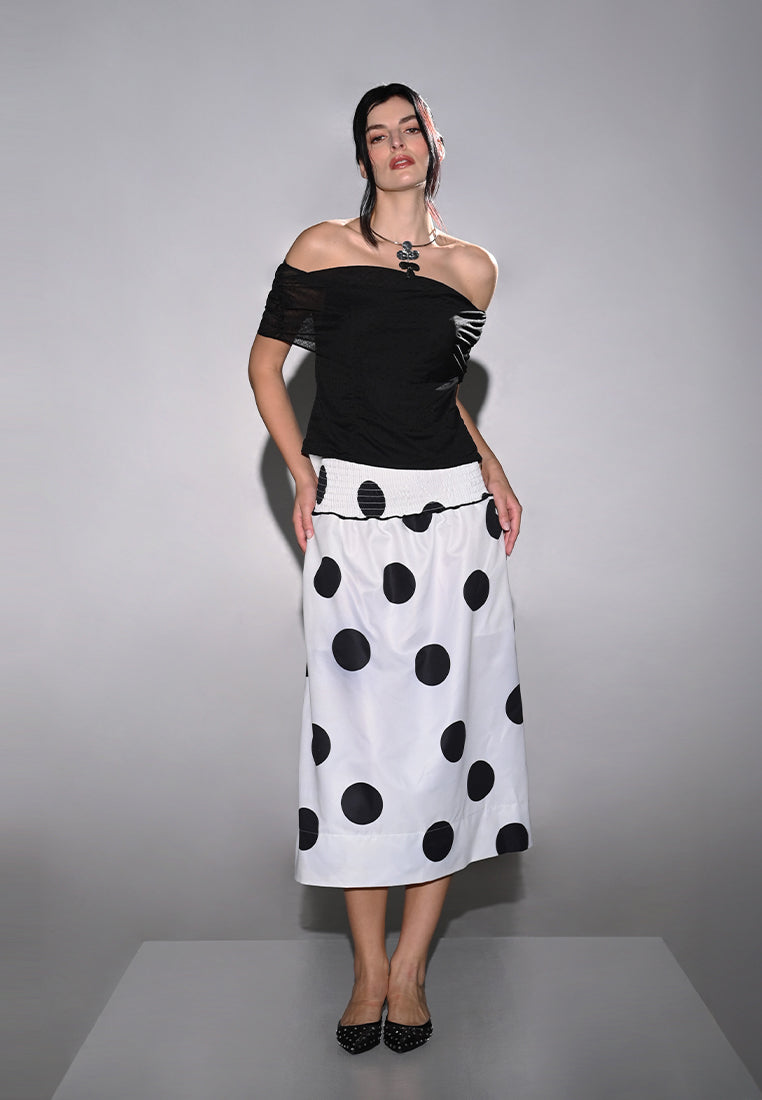 RAF Glastonbury Skirt (Wht/Blk)