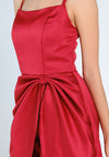 Mark Bumgarner X Vania Romoff For Plains & Prints Grace Sleeveless Dress (Red)
