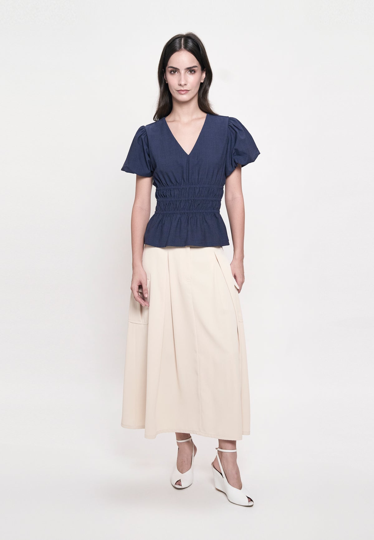 Grifyn Skirt  (Light Beige)