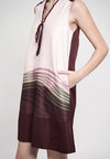 Gyselle Sleeveless Dress (Spot Print Pink)