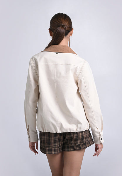 Archetype Travel Hampton Multi-Way Long Sleeve Jacket Top (Beige)