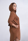 Archetype Travel Healy Quarter Sleeve Dress (Toffee)