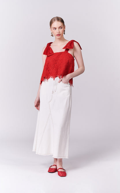 RAF Herrald Sleeveless Top (Red)