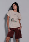 Holiday Tees 2025 Holiday Diet Short Sleeve Shirt Top (Beige)