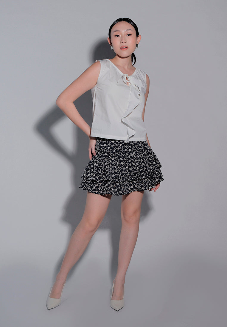 Holiday 2025 Ibhya Sleeveless Top (Off White)