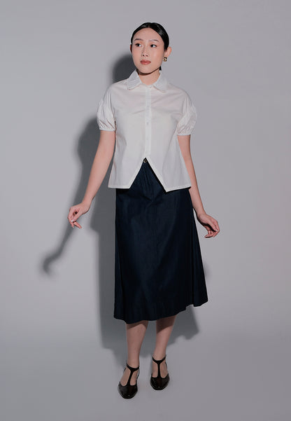 Holiday 2025 Ibhya Short Sleeve Top (Off White)