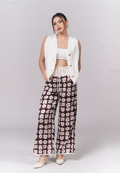 Idaria Sleeveless Top (Off-white)