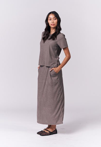 Ilex Short Sleeve Top (Gray)