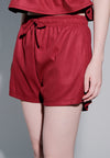 Holiday 2025 Imma Top And Shorts Set Top (Burgundy)