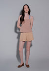 Holiday 2025 Izzy Sleeveless Top (Khaki)