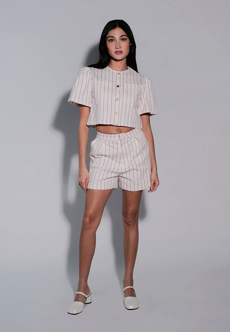 Holiday 2025 Jentrie Shorts  (Red/White)