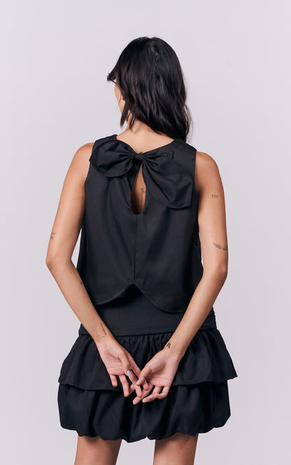 Jianna Sleeveless Top (Black)