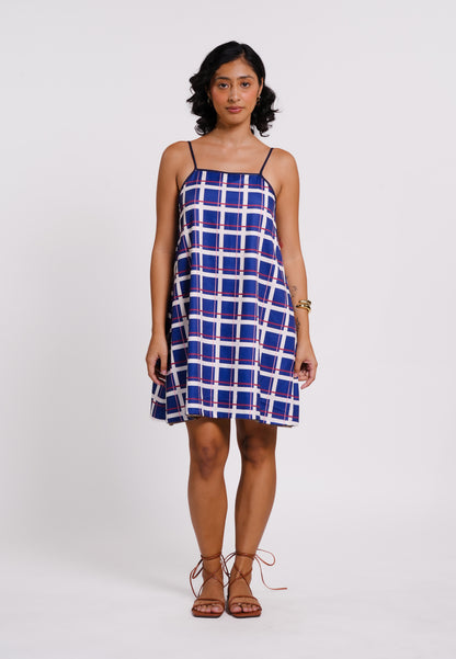 Archetype Summer Essentials Lucky Reversible Sleeveless Dress (Printed Brown)