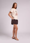 Summer Tees 2026 Maria Short Sleeve Shirts Top (Khaki)