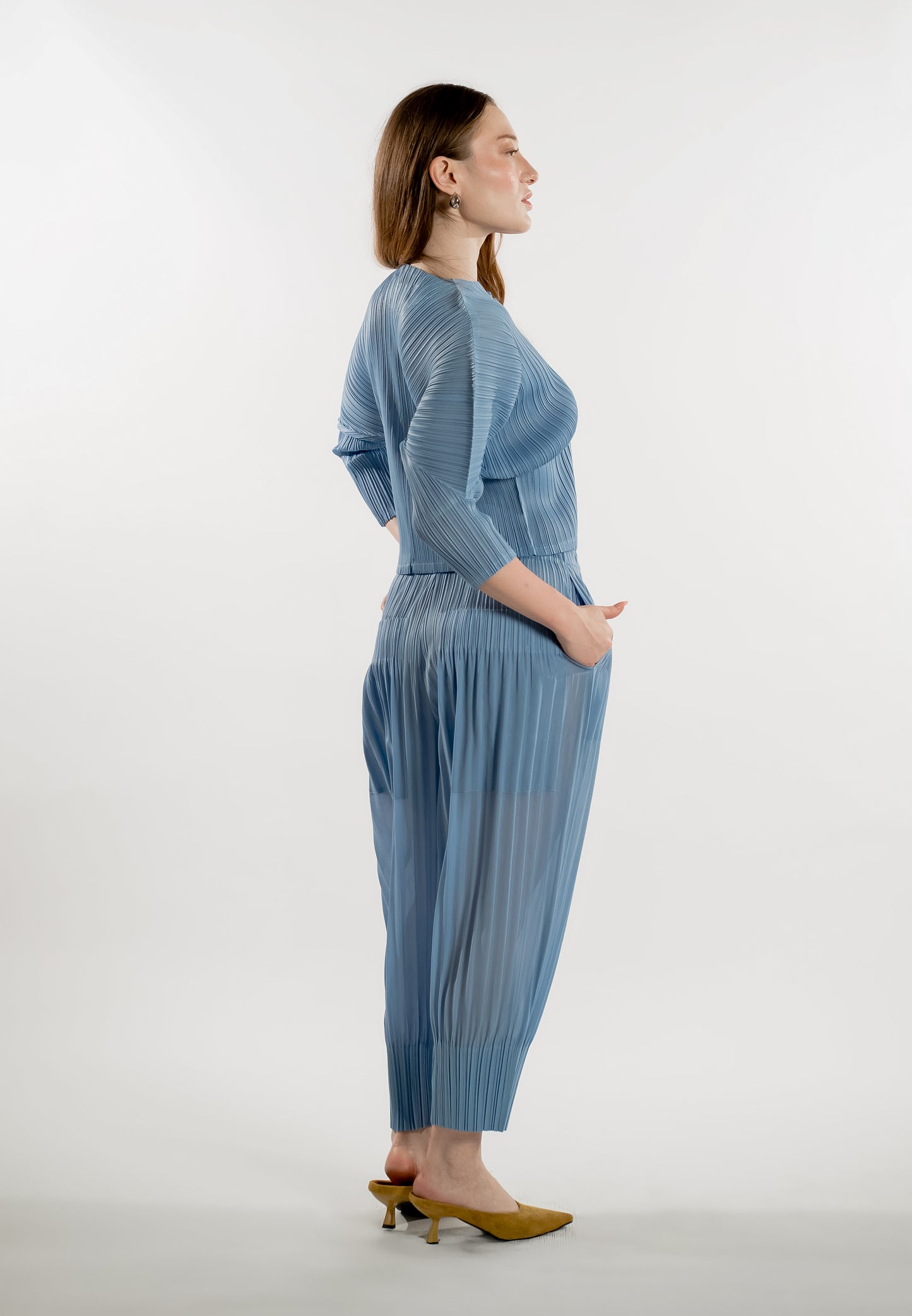 RAF Optic Quarter Sleeve Top (Light Blue)