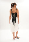 Archetype Refined Raven Multi-Way Sleeveless Dress (Printed White)