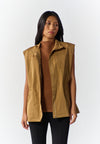 RAF Rum Sleeveless Vest Top (Caramel)