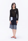 Plains & Prints x Randolf Rose Long Sleeve Top (Black)