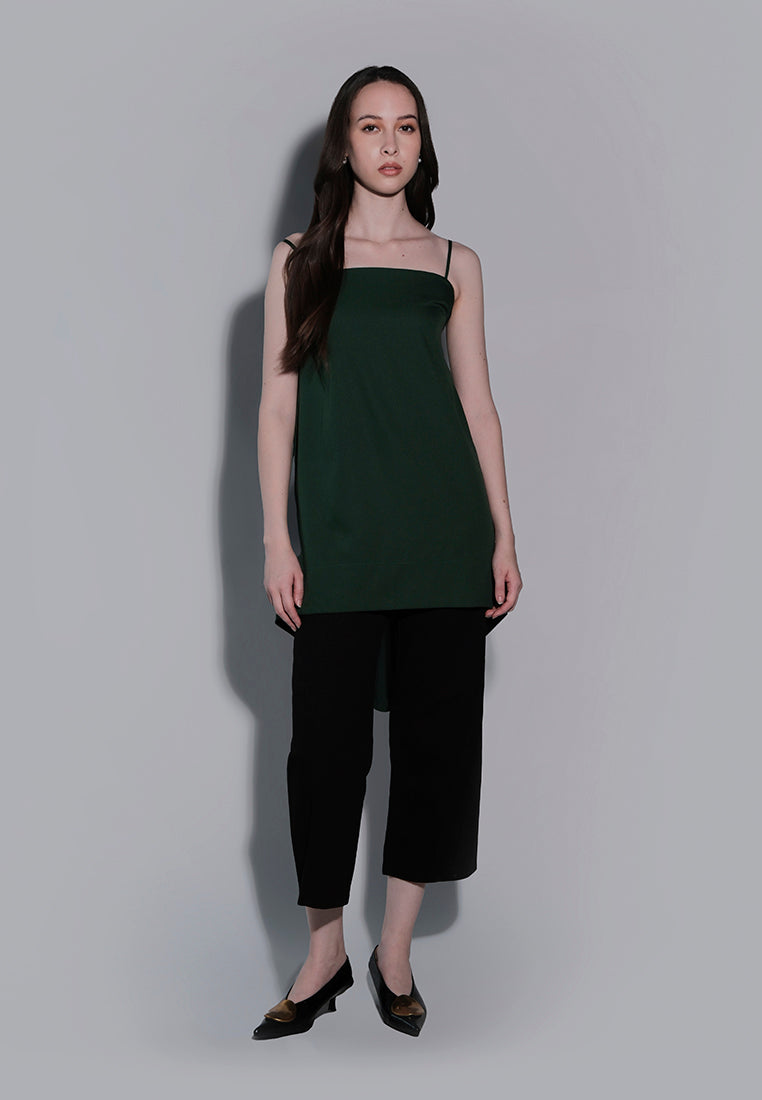 Femina The Sage Sleeveless Dress (Green)