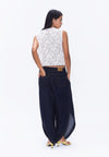 Plains & Prints X Randolf Wave Sleeveless Vest (Offwhite)