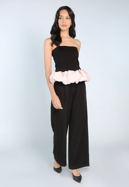 Mark Bumgarner X Vania Romoff For Plains & Prints Camille Pants (Black)