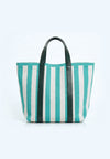 Archetype Summer Essentials Cove Tote Bag(Striped Green)