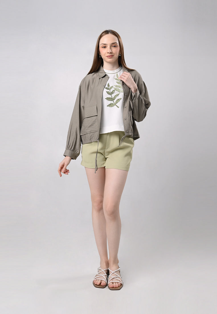 Deandre Long Sleeve Top (Coffee)