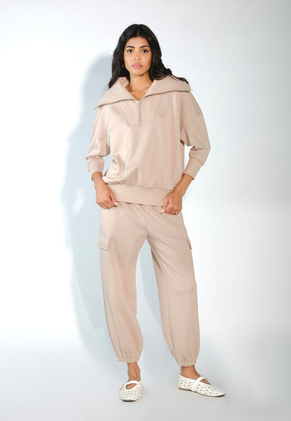 Raf Elroy Long Sleeve Top (Beige)