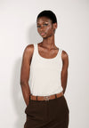 Archetype Essence Sleeveless Top (Off-white)