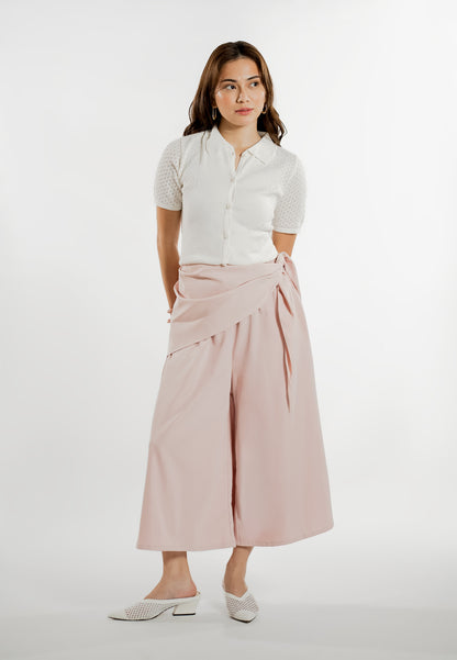 Ezri Culottes  W/ Sash (Blush)
