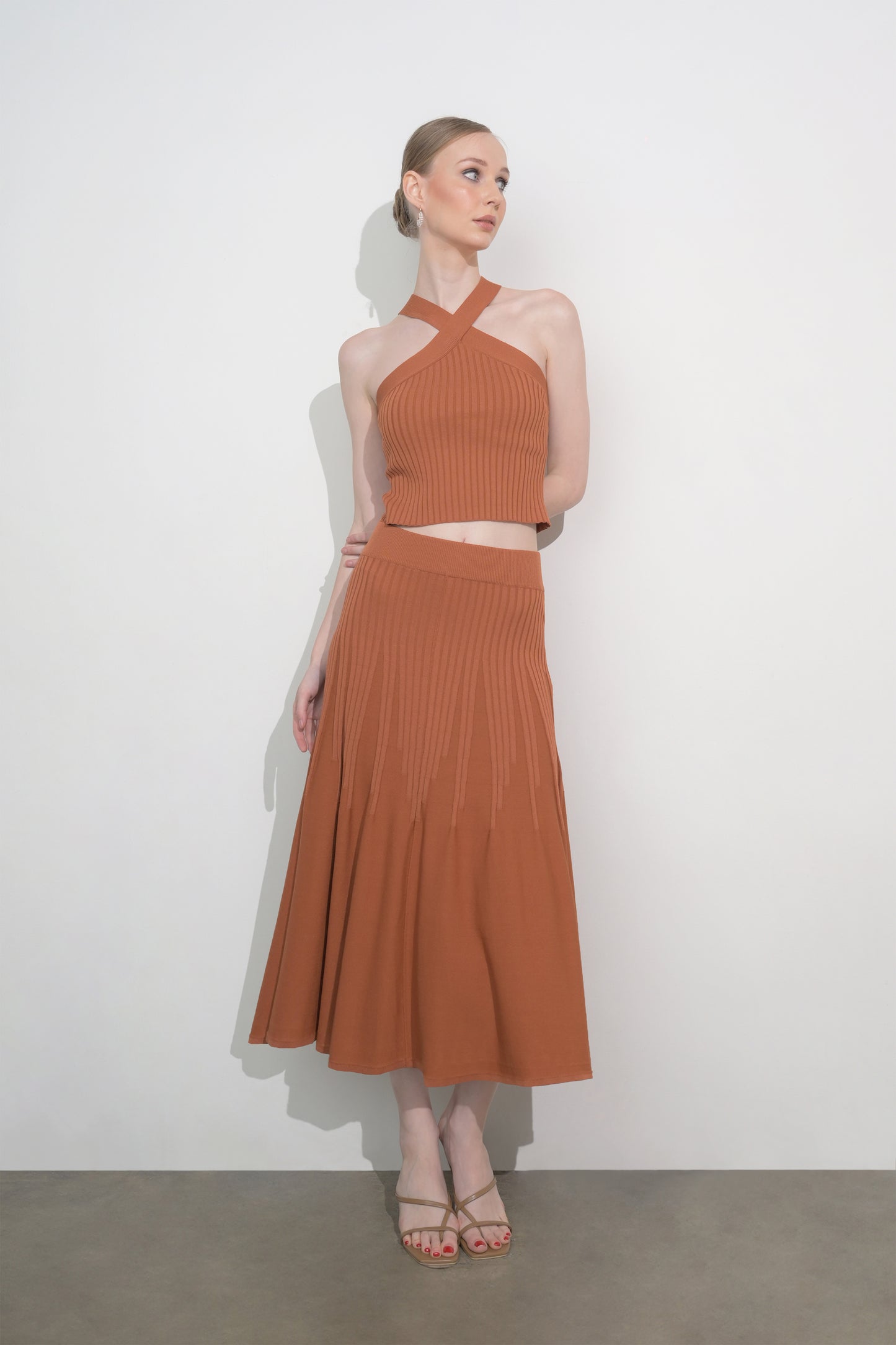 Raf Ferrera Skirt (Brown)