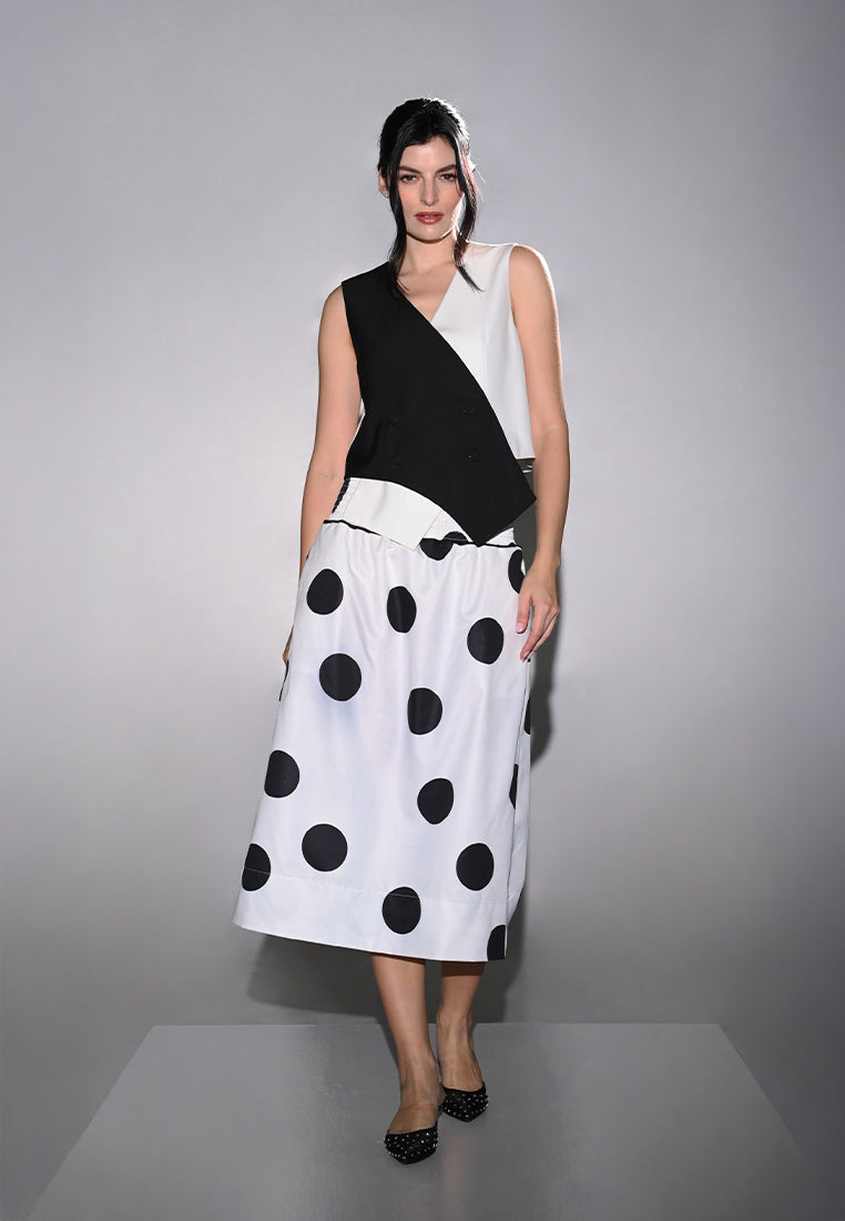 RAF Glastonbury Skirt (Wht/Blk)