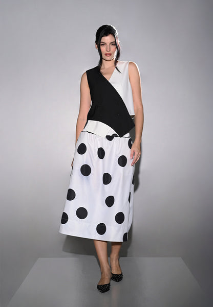 RAF Glastonbury Skirt (Wht/Blk)