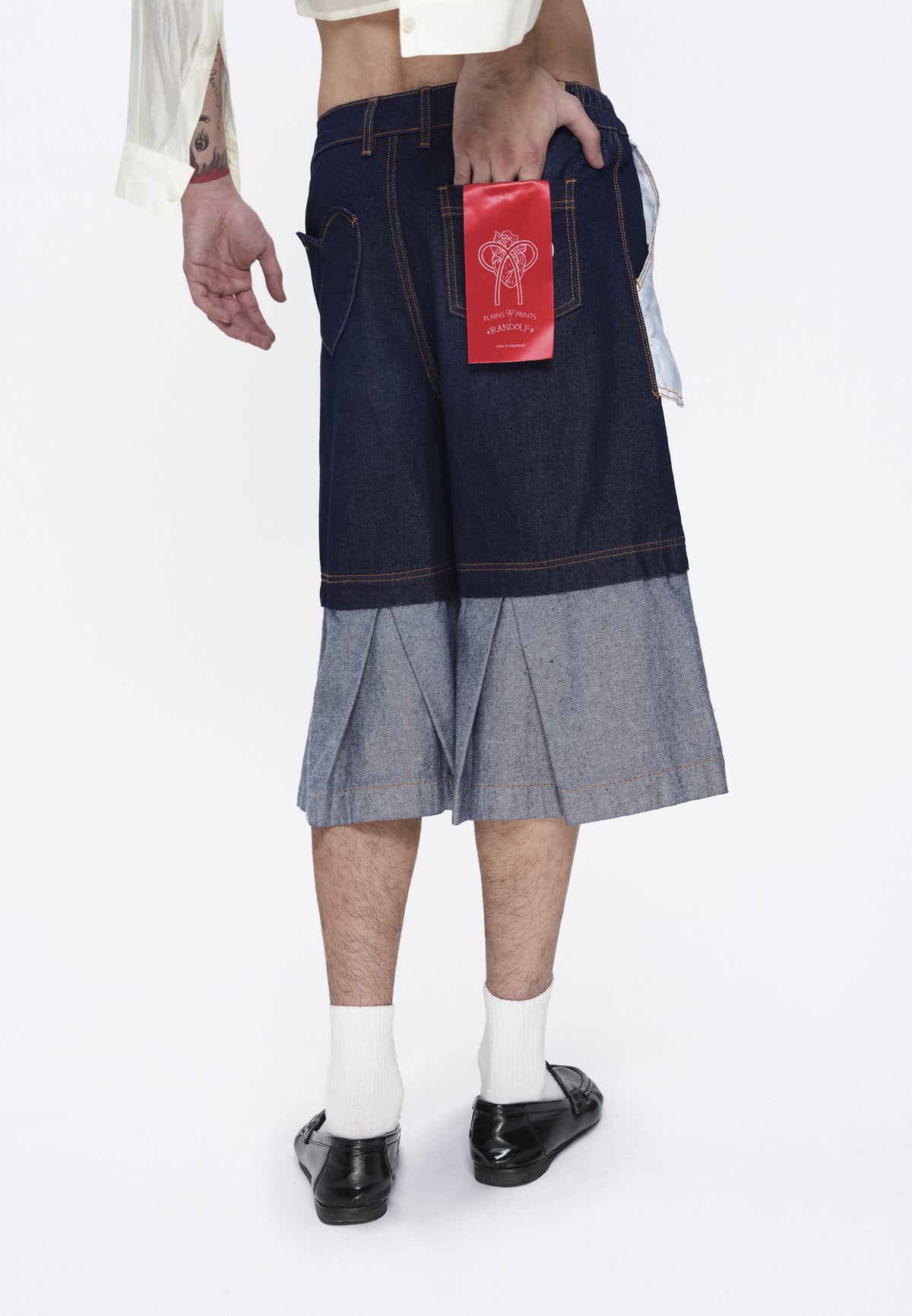 Plains & Prints x Randolf Guts Jorts  (Denim Blue)