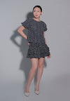 Holiday 2025 Infinity Short Sleeve Top (Navy)