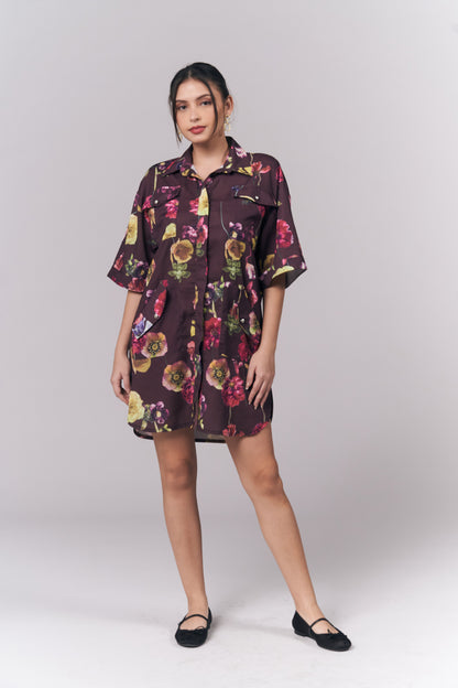 Justice Short Sleeve Dress (Multi)