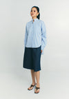 RAF Pear Long Sleeve W/ Belt (Blue )