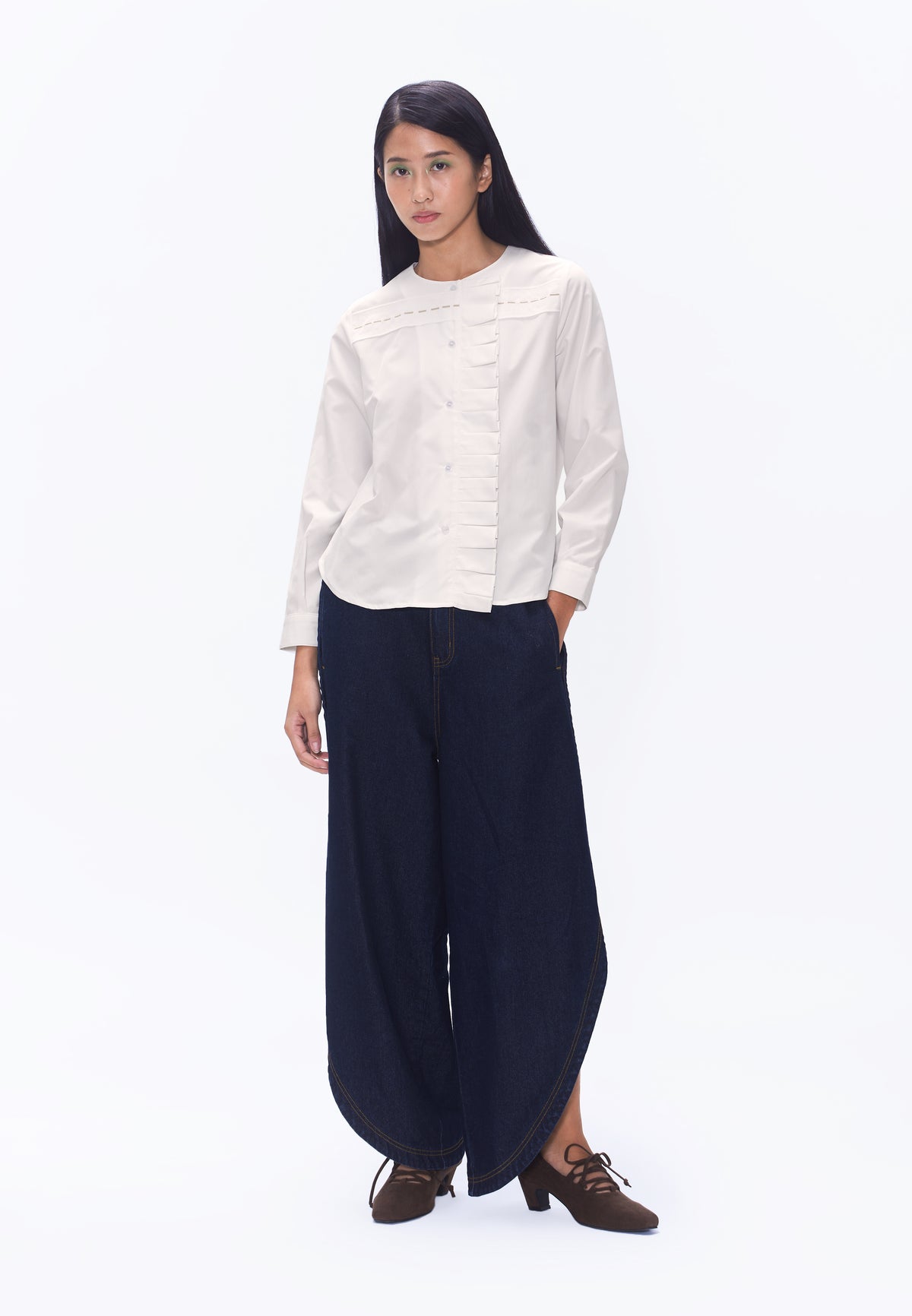 Plains & Prints x Randolf Road Long Sleeve Top (Offwhite)
