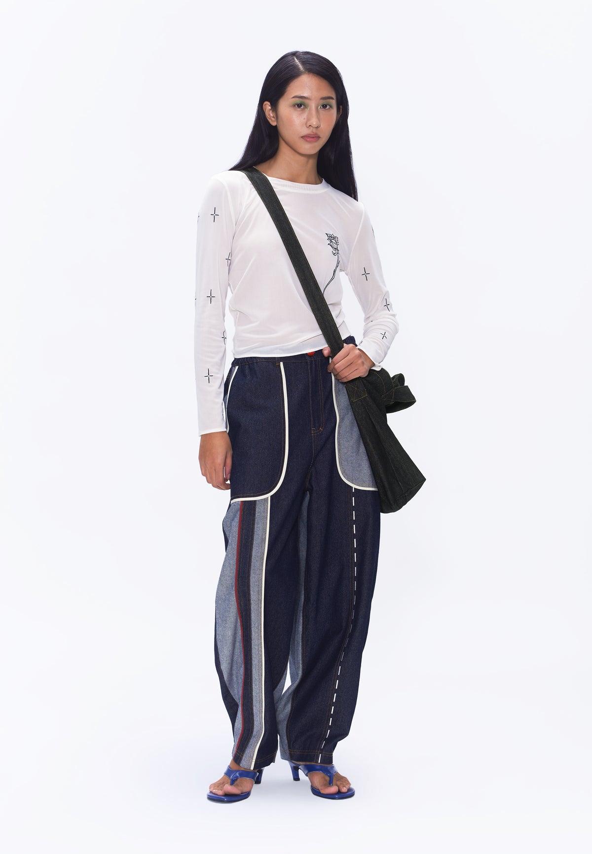 Plains & Prints x Randolf Rose Long Sleeve Top (Cream)