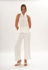 Archetype Refined Vapor Sleeveless Top  (Offwhite)