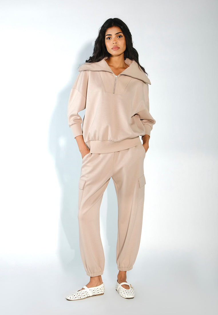 Raf Elroy Long Sleeve Top (Beige)