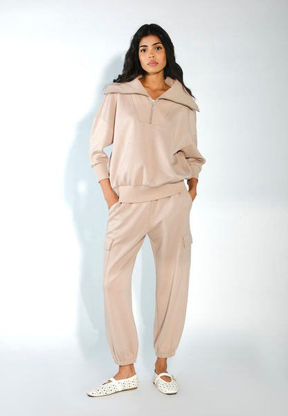 Raf Elroy Long Sleeve Top (Beige)